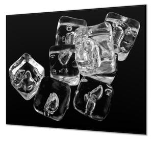 Ochranná deska ledové kostky na černém - 52x60cm