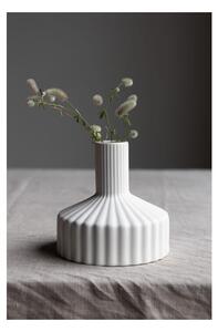 Keramická váza Samset Stripes White 16 cm Storefactory Scandinavia
