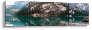 Obraz horského jezera (170x50 cm)