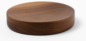 DVORO Luxusní dřevěný odkládací podnos Pau Natural solid walnut 18cm