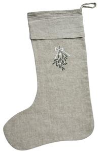 Lene Bjerre Lněná vánoční punčocha Missine Linen LB317