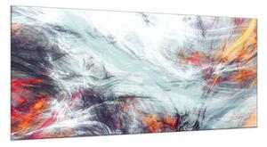Obraz skleněný abstraktní cákance moderní textura - 52 x 60 cm