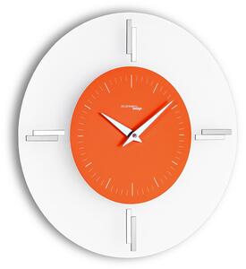 Designové nástěnné hodiny I060MAR orange IncantesimoDesign 35cm