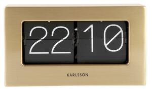 Designové stolní překlápěcí hodiny 5620GD Karlsson 21cm