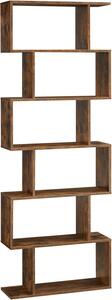 Knihovna / regál Vasagle Vintage LBC61BX | 190,5x70x24 cm