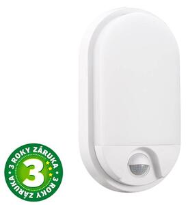 Prémiové LED venkovní osvětlení Doko ovál s čidlem pohybu IP54 15W 1100lm denní, 3 roky