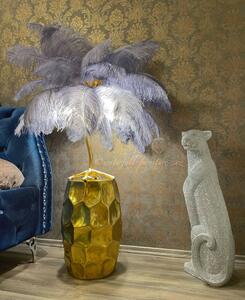 Stolní designová lampa Ostrich Purple Grey