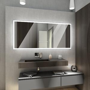 Koupelnové zrcadlo s LED podsvětlením 150x80 cm BOSTON
