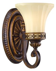 Nástěnná Svítidla Elstead, Drawing Room, stmívatelné, Hnědá / Rezavá, Obývací pokoj, Kov, Starožitný