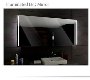 Koupelnové zrcadlo s LED podsvětlením 90x70 cm PARIS