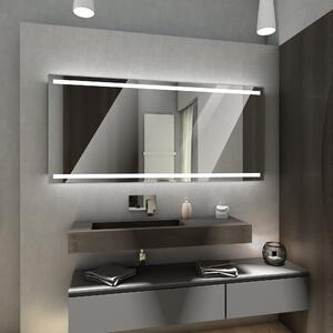 Koupelnové zrcadlo s LED podsvětlením 150x70 cm DENVER