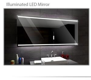 Koupelnové zrcadlo s LED podsvětlením DENVER šířka: 50 cm, výška: 50 cm