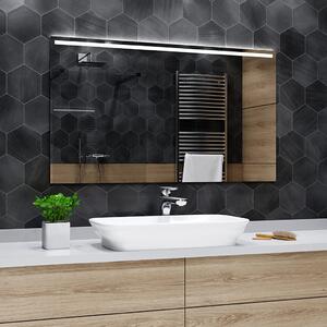 Koupelnové zrcadlo s LED podsvícením 100x70cm GIZA H