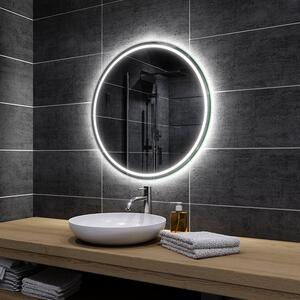 Koupelnové zrcadlo kulaté LONDON s LED podsvícením Ø 100 cm