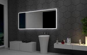 Koupelnové zrcadlo s LED podsvícením 83x70cm BOSTON