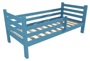 Vomaks Dětská postel M 001 NEW* se zábranou Rozměr: 90 x 160 cm, Barva: barva modrá