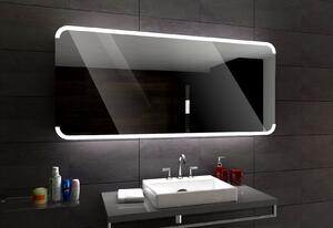 Koupelnové zrcadlo s LED podsvětlením 90x70 cm ASSEN