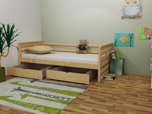 Vomaks Dětská postel M 003 NEW* Rozměr: 80 x 180 cm, Barva: surové dřevo