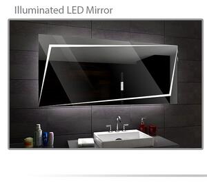 Koupelnové zrcadlo s LED podsvětlením BERLIN šířka: 40 cm, výška: 40 cm