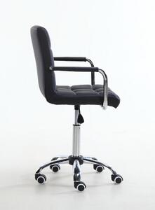 Židle na základní kolečkové podstavě VERONA - černá