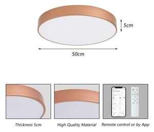 Brilagi-LED Stmív. svítidlo POOL SMART LED/60W/230V 50 cm Wi-Fi Tuya bronz + DO