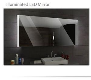 Koupelnové zrcadlo s LED podsvícením ARICA šířka: 40 cm, výška: 50 cm
