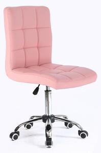Židle na kolečkách TOLEDO - růžová