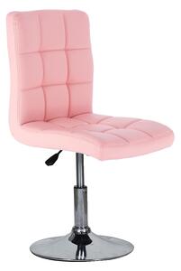 Židle na kulaté podstavě TOLEDO - růžová