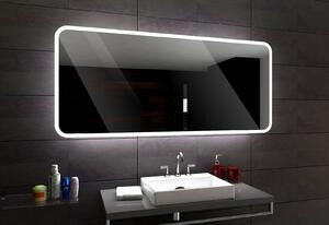 Koupelnové zrcadlo s LED podsvícením 75x65 cm OSAKA