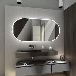 Koupelnové zrcadlo s LED podsvětlením 70x100 cm HAMBURG