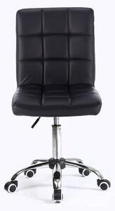 Židle na kolečkách TOLEDO - černá