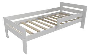 Vomaks Dětská postel M 009 NEW* se zábranou Rozměr: 70 x 160 cm, Barva: barva bílá