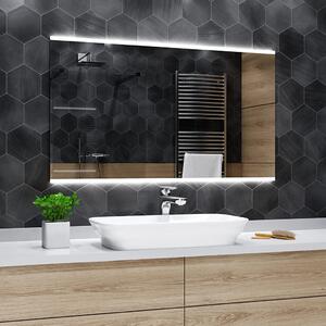 Koupelnové zrcadlo s LED podsvětlením 140x50 cm BRASIL