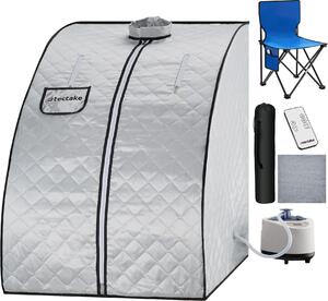 Mobilní parní sauna ThermaLuxe II, 1000 W, 15 teplotních stup - edomodrá
