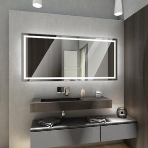 Koupelnové zrcadlo s LED podsvícením 80x110 cm ATLANTA