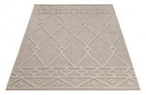Šňůrkový koberec Patara boho béžový