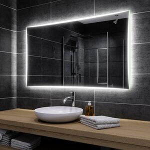 Koupelnové zrcadlo s LED podsvětlením 200x80cm LISBONA