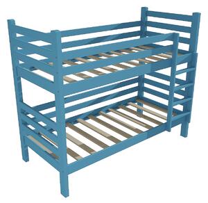 Vomaks Patrová postel M 007 NEW* Rozměr: 80 x 180 cm, Prostor mezi lůžky: 80 cm, Barva: barva modrá