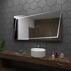 Koupelnové zrcadlo s LED podsvětlením 120x60 cm BERLIN