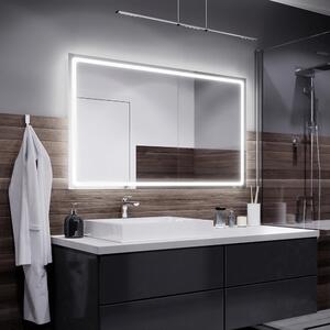 Koupelnové zrcadlo s LED podsvícením HOUSTON šířka: 100 cm, výška: 50 cm
