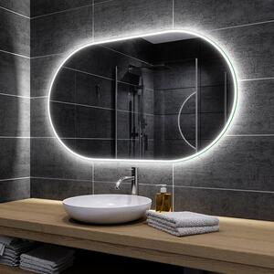 Koupelnové zrcadlo s LED podsvětlením 60x80 cm HAMBURG