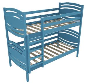 Vomaks Patrová postel PP 001 Rozměr: 80 x 180 cm, Prostor mezi lůžky: 80 cm, Barva: barva modrá