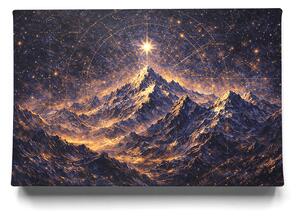 KRAFTHOUSE.EU Astral Everest – krajinný na plátně Premium Canvas | 100% bavlna | Různé rozměry Velikost: 30 x 20 cm