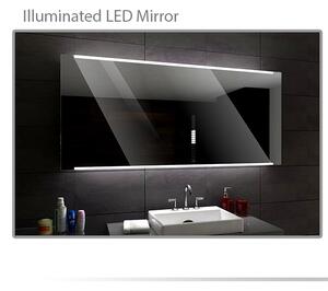 Koupelnové zrcadlo s LED podsvětlením 60x80 cm HOBART