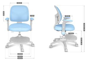 Dětská otočná židle Mark Adler Junior 5.0 Blue
