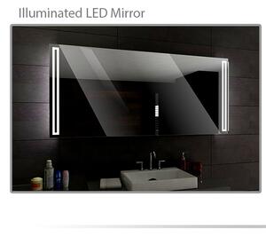 Koupelnové zrcadlo s LED podsvícením 120x70 cm ROMA