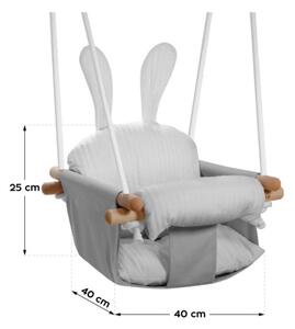 Dětská houpačka Hop 33 Rabbit Grey