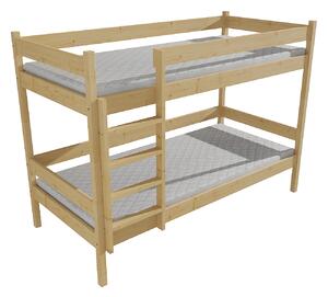 Vomaks Patrová postel PP 002 Rozměr: 90 x 190 cm, Barva: barva růžová, Prostor mezi lůžky: 80 cm