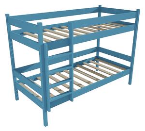 Vomaks Patrová postel PP 002 Rozměr: 80 x 180 cm, Prostor mezi lůžky: 80 cm, Barva: barva modrá