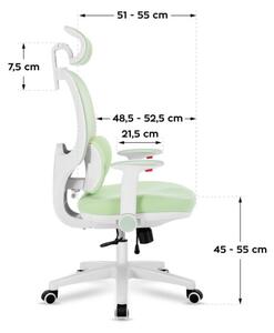Dětská otočná židle Mark Adler Junior 6.3 Green